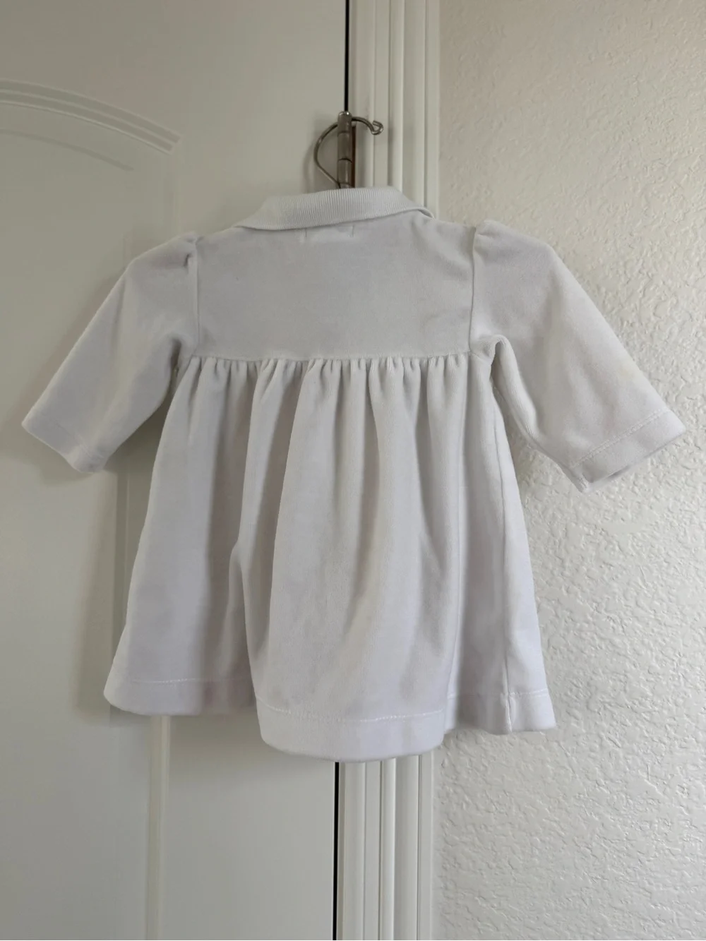 Ralph Lauren Baby Velour White top 6m